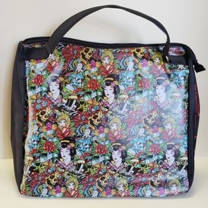 Ed Hardy tote bag.